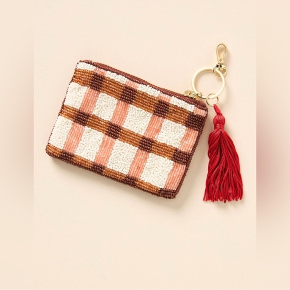 Anthropologie beaded coin purse-picnic edition - Picture 3 of 10